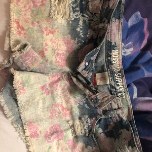 Floral Ripped Jean Shorts from Mossimo Supply Co.